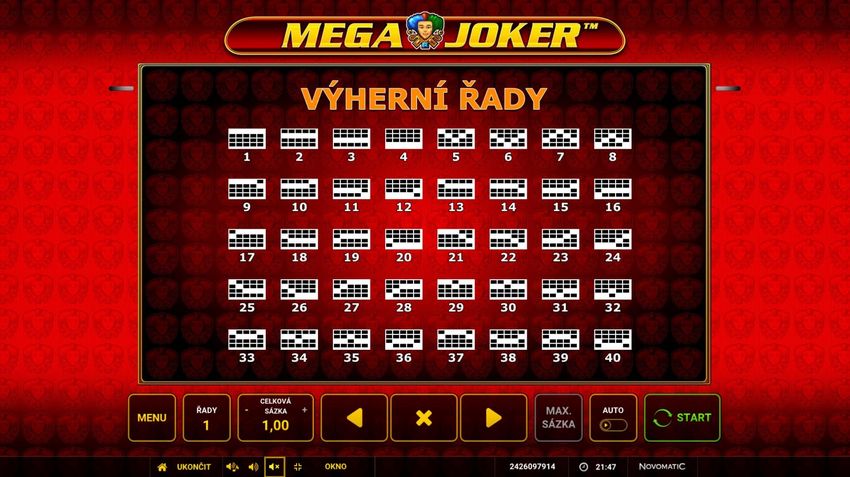 Hodnocení výherního automatu Huge Joker